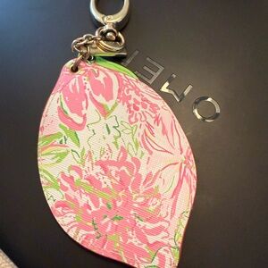 Lilly Pulitzer Pink and Green Floral Key Holder